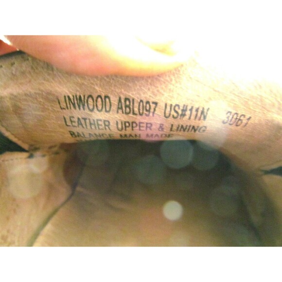 Abeo Bio System Linwood Black Leather Loafers Mens Size US 11 - Picture 6 of 10